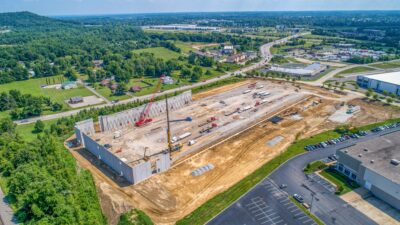 Construction Progress Aerial Photography
