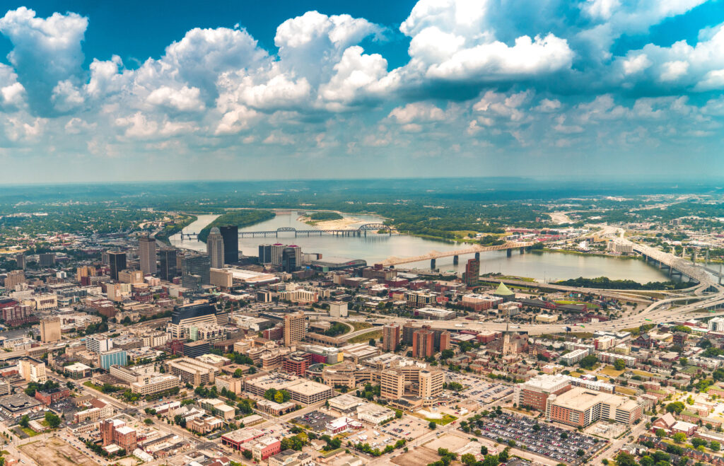 Louisville Kentucky Aerial