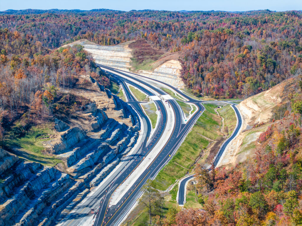 Construction Progress aerial photography kentucky
