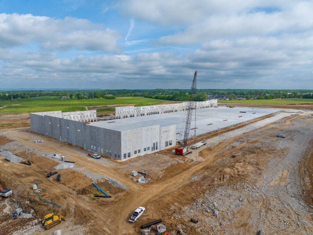 construction progress photography indiana site
